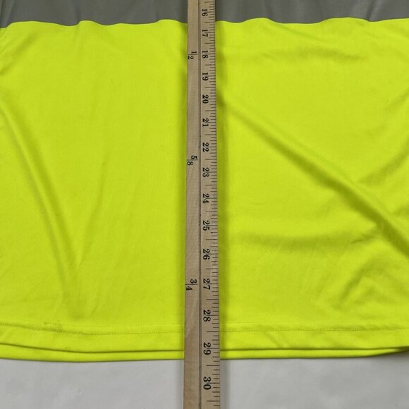 High Visibility Reflective Work T-Shirt Men’s L Hi ANSI Class 3 Short Sleeve - Picture 5 of 9